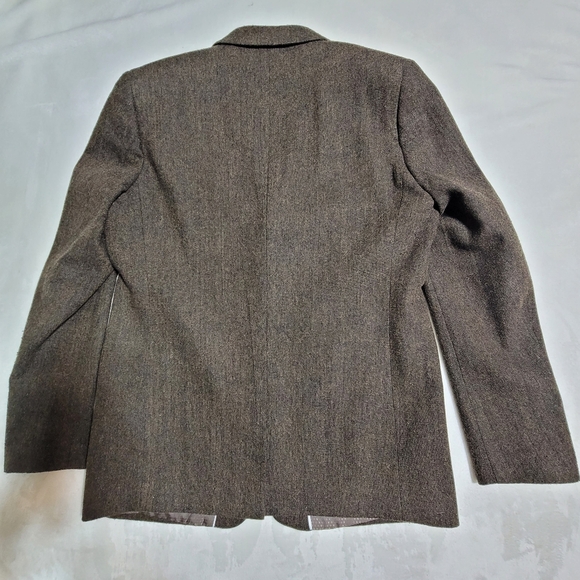 House of Cavani Mens Sport Jacket Brown Slim Fit Wool Blend 40R Single vented - Picture 9 of 11